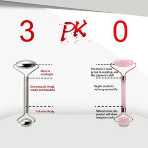 Rodillo <span class=keywords><strong>de</strong></span> masaje facial para rejuvenecimiento <span class=keywords><strong>de</strong></span> la piel, masajeador <span class=keywords><strong>de</strong></span> belleza facial <span class=keywords><strong>de</strong></span> 2 caras - Product Image 6