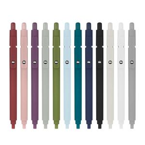 Solid Color Morandi School Student Custom Personalize <b>Ballpoint</b> <b>Pen</b> with 0.5mm Tip Plastic Body Black Ink for Wholesale - Product Image 4