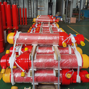 משאית dump יחיד משאית גליל הידראולי 1 ~ 7 שלב שבץ ארוך טלסקופי צילינדר הידראולי - Product Image 3