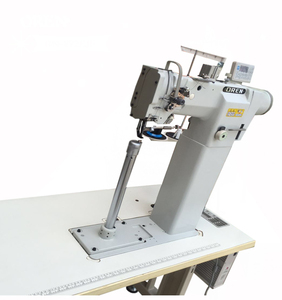 Machine à coudre industrielle informatisée à tête haute pour cuir, à aiguille simple et moteur, pour sacs à main de mode féminine RN-8365D - Product Image 2