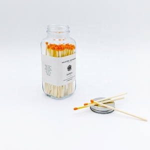 Hot Sale New Glass Bottle <strong>Matches</strong> Mix Colors Matchsticks Custom Safety <strong>Matches</strong> <strong>in</strong> <strong>Jar</strong> - Product Image 2