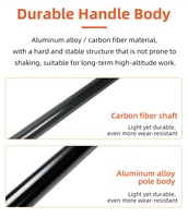Perche télescopique professionnelle en aluminium robuste pour le nettoyage de panneaux solaires, fenêtres et systèmes photovoltaïques