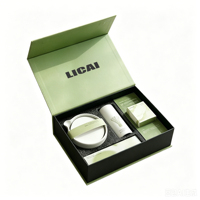 Boîte-cadeau de luxe en papier premium avec logo personnalisé pour ensemble de matcha