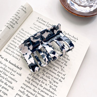 7.5cm Style doux acétate de Cellulose cristal pince à cheveux printemps Tan pour poney Tan accessoire pince à cheveux