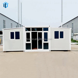 Tiny House Casa prefabricada de 3 dormitorios Estructura de acero <span class=keywords><strong>Apartamentos</strong></span> de <span class=keywords><strong>playa</strong></span> 15FT 20FT Casa extensible con sala de estar - Product Image 2