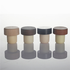 Tapón de Botella de Licor de Madera Grabada de 19.5mm 21.5mm con Forma de T para Botellas de Alcohol, Tequila, Vodka y Ginebra - Product Image 3