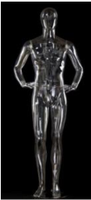 Mannequin masculin invisible transparent sans tête pour la vente