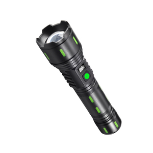 Chất lượng cao có thể sạc lại ánh sáng mạnh mẽ siêu sáng Tele ngoài trời đa chức năng khẩn cấp laser trắng p70led đèn pin - Product Image 1