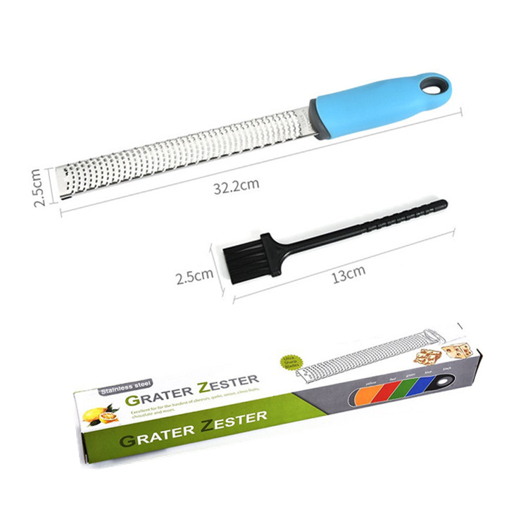 Кухонные приспособления, терка для сыра из нержавеющей стали с пластиковой ручкой