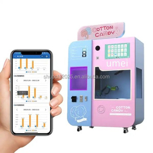 Robot máquina expendedora Popular máquina expendedora <span class=keywords><strong>de</strong></span> negocios inteligente máquina automática <span class=keywords><strong>de</strong></span> algodón y dulces que hace para Centro Comercial - Product Image 2