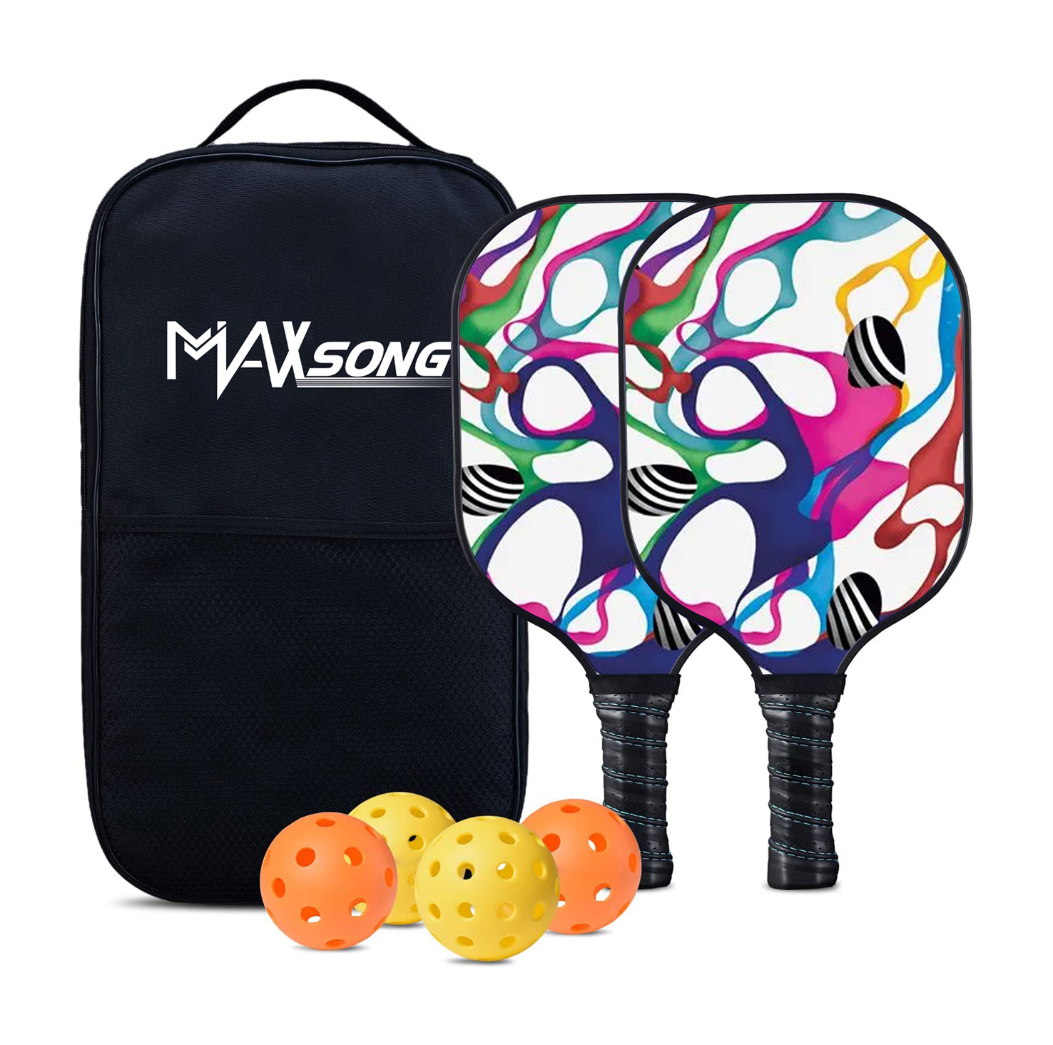 Высококачественная гоночная ракетка для пиклебола из графитового волокна, одобренная usкак, ракетка для пиклебола, ракетки для пиклебола, набор из 2 ракеток для пиклебола