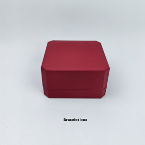 High-end Luxurious <strong>Jewelry</strong> Box Package Octagonal Red Bracelet Box Custom Available for Holiday Gifting Factory <strong>Supply</strong> - Product Image 4