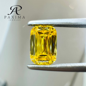 Ювелирные изделия Paxima: Профессиональные поставки, выращенные в лаборатории бриллианты Ashoka Cut, 1.17 карата, VVS2, <span class=keywords><strong>Fancy</strong></span> Vivid <span class=keywords><strong>Yellow</strong></span>, с сертификатом IGI, модель 54, производство КНР - Product Image 1