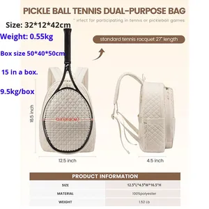 TL New Padel Bag Lightweight Multifunctional Tennis and Badminton Racket <strong>Backpack</strong> 30-<strong>40L</strong> Durable Portable Gym Use - Product Image 4