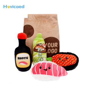 Custom Lunch Bag apple Egg Milk <b>Plush</b> Squeaky Custom <b>Plush</b> Dog Toy - Product Image 4