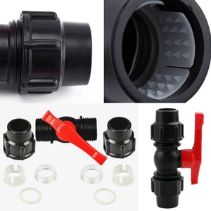 Raccord rapide pour tuyau d'irrigation agricole MDPE, vanne à bille rapide pour jardinage - Product Image 3