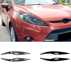 Auto <b>Head</b> Light Lamp Eyelids Eyebrow Headlight Decoration Car <b>Styling</b> Trim for Ford Fiesta MK6 2008-2012 Car Accessories - Product Image 1