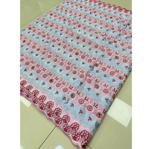 Tissu de Luxe en Coton Brocart Jacquard Brodé Africain de 5 Yards, Prix de Gros, Écologique, <span class=keywords><strong>Marque</strong></span> TopLace, pour Mariage et Fête - Product Image 3