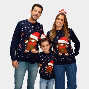 2026 <strong>Christmas</strong> Holiday Supplies Custom Bulk Kids Jacquard Xmas Pullover <strong>Jumper</strong> Knit Men Women Ugly <strong>Christmas</strong> Sweaters <strong>Family</strong> - Product Image 1