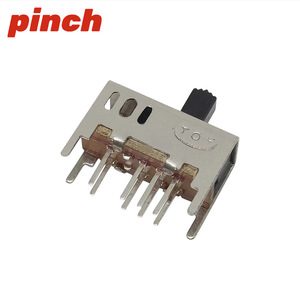 สวิตช์สลับขนาดเล็กแบบหนีบ 5 มม. สูง 8 พิน 3 ตำแหน่ง 2P3T พร้อมขายึดขั้วต่อ PCB - Product Image 3