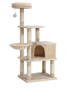 Tháp Leo Núi Cào Bằng Gỗ Giá Nhà Máy Bán Chạy Nhất 2022 Phụ Kiện Thú Cưng Sisal Sang Trọng Có Thể Gập Lại Sang Trọng Thời Trang Cây Mèo - Product Image 2