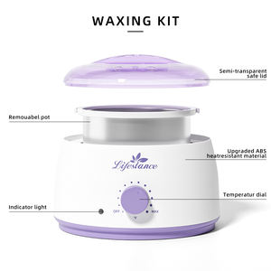 Lifestance Hot-selling 500ml Wax <b>Heater</b> with US/EU <b>Plug</b> Macaron-Colored Wax Pot, Professional Hair Removal Tool - Product Image 5