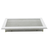 Grille de retour d'air murale pour climatisation, grille de conduit d'air en plastique