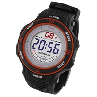 Xinjia Jam Tangan Alarm Digital 4 Warna, Jam Tangan Oem Orologio Lampu Kilat LED Tahan Air untuk Pria Stopwatch