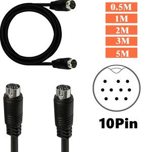 <span class=keywords><strong>สาย</strong></span>ต่อขยาย10Pin Mini DIN สำหรับคอมพิวเตอร์ <span class=keywords><strong>AV</strong></span> ETV 3 4 5 6 8 9 <span class=keywords><strong>10</strong></span> PIN DIN - Product Image 5