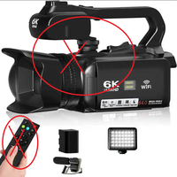 Kit d'accessoires pour appareil photo avec lumière LED et microphone