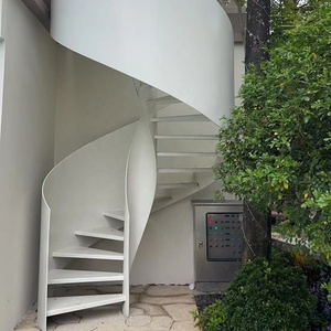 VIKO Escalier incurvé en ardoise blanche pure de qualité supérieure Escalier en colimaçon Escalier extérieur - Product Image 1