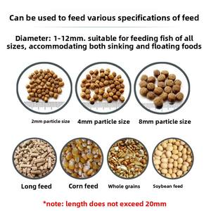 Eco-vriendelijke automatische visvoeder met timer, modern design, zilverkleurig LCD-scherm, op batterijen, buitenbak, 4L inhoud - Product Image 4