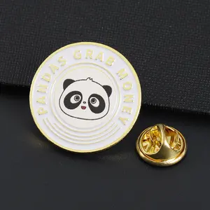 New Custom Enamel Metal Logo Decoration Cute Pins Metal Logo Cartoon Pins Badges