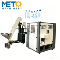Petite machine de soufflage de bouteilles en plastique PET entièrement automatique à 2 cavités inversées 2000BPH pour bouteilles d'eau, d'huile et de lait de 250 ml, 500 ml et 1000 ml