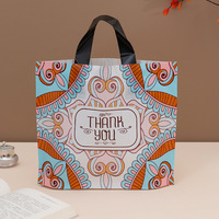 Sac de shopping et sac à vêtements en LDPE avec poignée en boucle, emballage plastique, logo personnalisé