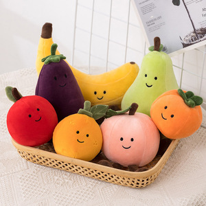 Juguetes de Peluche de Verduras Artificiales, Peluches de Animales de Peluche de la Serie de Frutas y Verduras, Juguetes de Fiesta de Frutas - Product Image 1