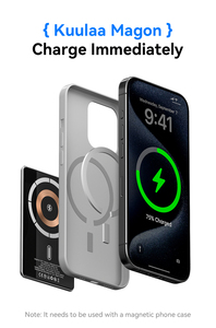 [Cổ Phiếu] kuulaa slimmest 6.9mm 5000mAh từ ngân hàng điện không dây | pd3.0 sạc nhanh & hỗ trợ sạc thiết bị kép - Product Image 4