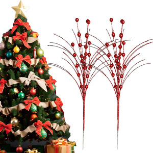 Noël Nouveau Produit Branche Coupe 25 Boules 45cm Lone Silk <span class=keywords><strong>Pistache</strong></span> De Noël DIY Arbre De Noël Ameublement Décoration - Product Image 3