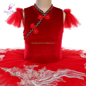 ชุดบัลเล่ต์บัลเล่ต์ BLL608นักบัลเล่ต์หญิงหญิงหญิงชุดบัลเล่ต์ผ้ากำมะหยี่สีแดงชุดเจ้าหญิง - Product Image 5