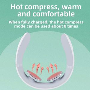 Meilan Cervical Spine Neck Massager Bluetooth Wireless <b>Remote</b> <b>Control</b> Heating EMS Pulse <b>Vibration</b> Massage-Neck Support Device - Product Image 5