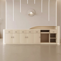 XTQT-057 Bureau Mobilier de Bureau Tables de Bureau Ensemble pour Bureau Réception Moderne Comptoir d'Accueil
