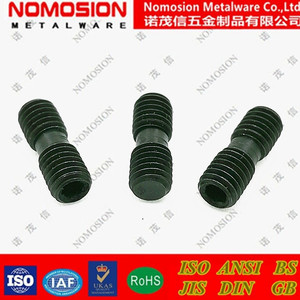 Mcs <b>Double</b> <b>End</b> <b>Screw</b> M5 M6 20 25 30 Left Right Hand Thread Black Carbon Steel Fully Threaded For General Industry - Product Image 3