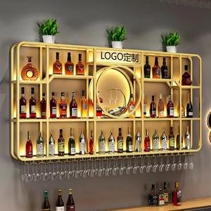 Estante de exhibición de pared de hierro moderno para comedor para restaurantes, bares y discotecas - Product Image 4