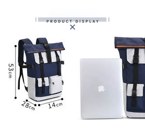 Custom Rts Outdoor Colorful <b>Bag</b> <b>Big</b> Capacity Boy Girls Backpack Roll Top Backpack <b>Bag</b> Backpack - Product Image 6