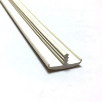 Pita Pinggir Fleksibel PVC Motif Kayu Bentuk T Perekat Sendiri untuk Lemari, Ketebalan 0.4-3mm, Permukaan Mengkilap Tinggi, Terbuat dari ABS