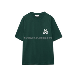 เสื้อยืดแขนสั้นผ้าฝ้ายปักตัวอักษรแฟชั่นสไตล์วินเทจ - Product Image 6