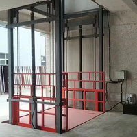 Ascenseur de fret en acier fabriqué en Chine pour entrepôts, 3ème étage, prix bas, ascenseur industriel