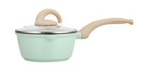 BOREINE Vente en gros d'ensembles de batterie de cuisine antiadhésive en aluminium moulé sous pression avec revêtement céramique, comprenant casseroles et poêles, pour cuisinières à gaz et à induction
