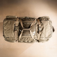 Sac de voyage tactique en nylon 186L sur mesure, imperméable, camouflage, fermeture éclair robuste, unisexe, vintage, sac de voyage supplémentaire