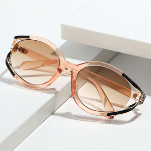 <span class=keywords><strong>Gafas</strong></span> de Sol de Diseño Estilo Piloto con Marco de PC, Ojo de Gato, Huecas, Protección UV, Vintage, Buen Precio, Gran Venta - Product Image 2